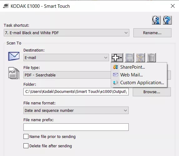 Kodak Akıllı Dokunuş teknoloji